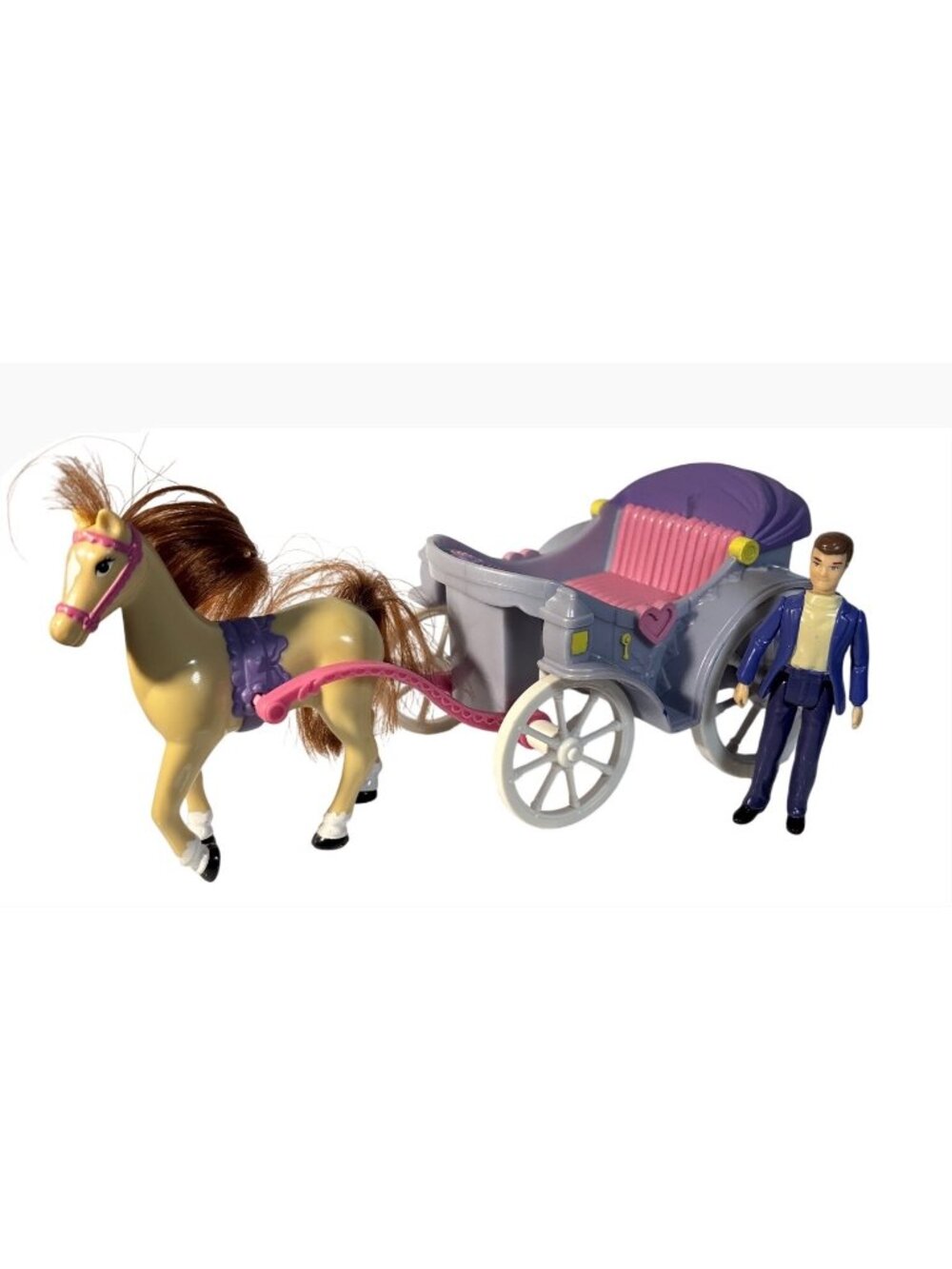 Fisher Price Sweet Streets Horse & Carriage and Driver